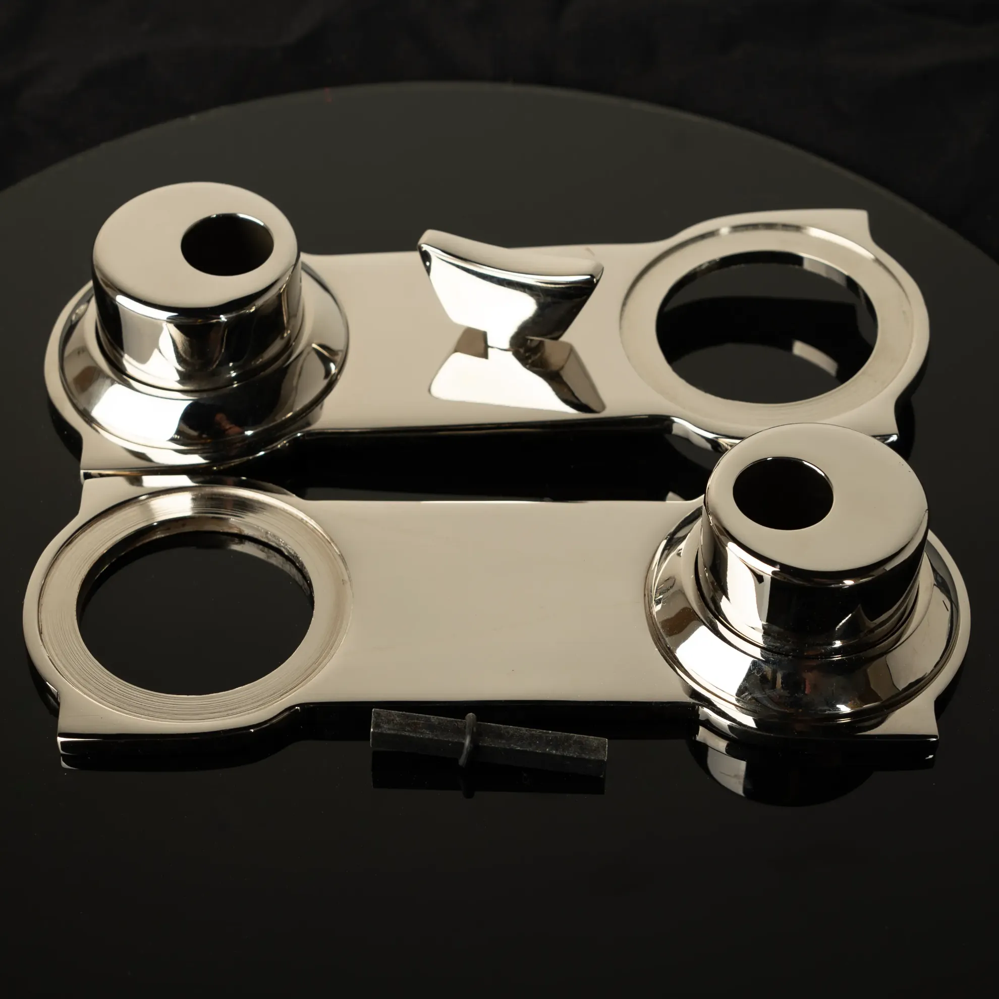 Rundcylinderkit, slät, förnicklad, Sibes